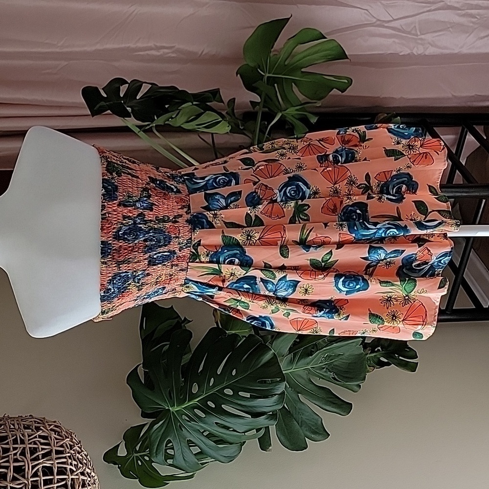 Pink Owl Bustier Mini Dress Size Medium EUC - Picture 3 of 10